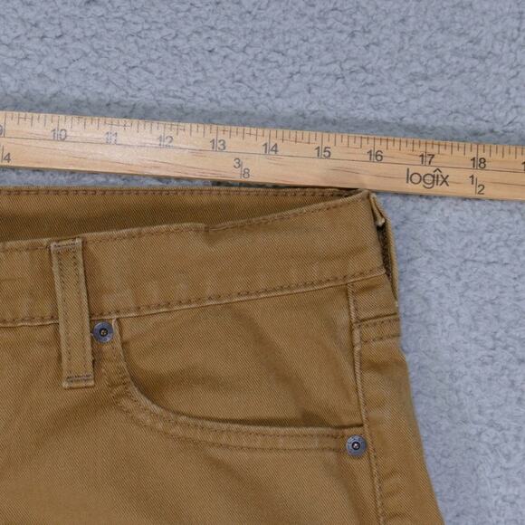 Levi's 513 Jeans Men's 32x28 Straight Fit Flex Stretch Brown Beige - Picture 9 of 15